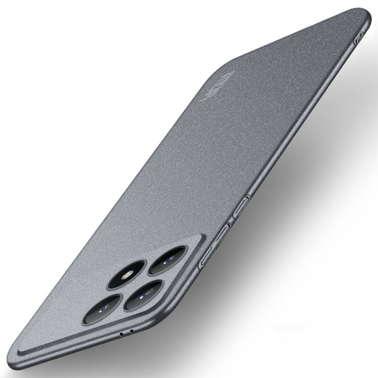 For Xiaomi Redmi K70 / K70 Pro MOFI Fandun Series Frosted PC Ultra-thin All-inclusive Phone Case(Gray) - K70 Pro Cases by MOFI | Online Shopping UK | buy2fix