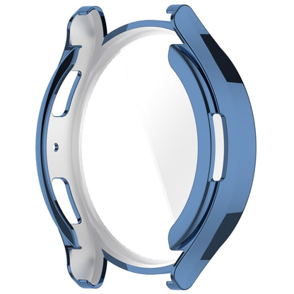 For Samsung Galaxy Watch6 40mm Full Coverage TPU Electroplated Watch Protective Case(Blue) - Watch Cases by buy2fix | Online Shopping UK | buy2fix