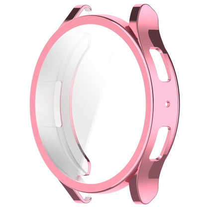 For Samsung Galaxy Watch6 44mm Full Coverage TPU Electroplated Watch Protective Case(Pink) - Watch Cases by buy2fix | Online Shopping UK | buy2fix