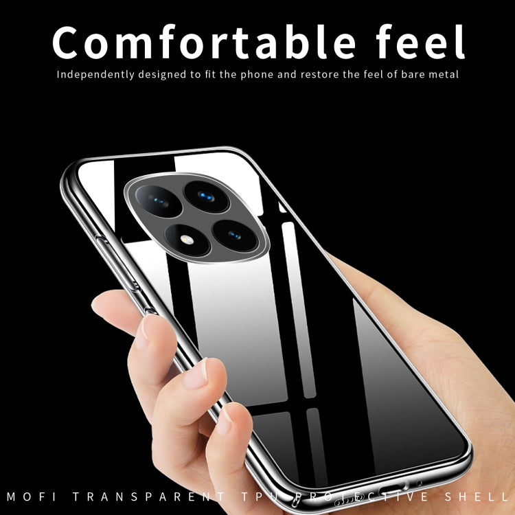 For Xiaomi Redmi Note 14 Pro 5G MOFI Ming Series Ultra-thin TPU Phone Case(Transparent) - Note 14 Pro Cases by MOFI | Online Shopping UK | buy2fix