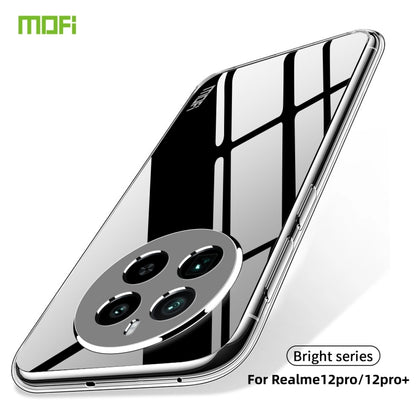 For Realme 12 Pro/ 12 Pro+ MOFI Ming Series Ultra-thin TPU Phone Case(Transparent) - Realme Cases by MOFI | Online Shopping UK | buy2fix