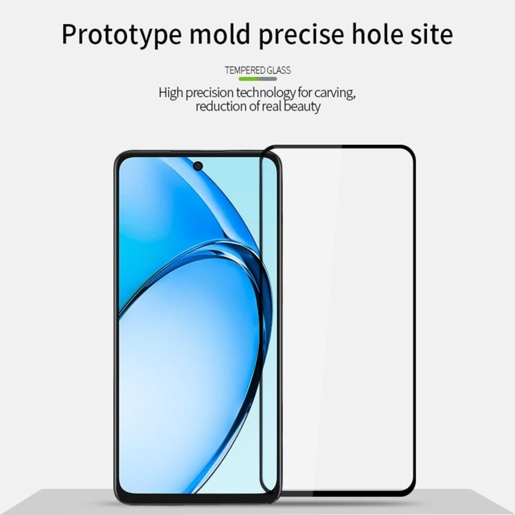 For OPPO A60 PINWUYO 9H 2.5D Full Screen Tempered Glass Film(Black) - OPPO Tempered Glass by PINWUYO | Online Shopping UK | buy2fix