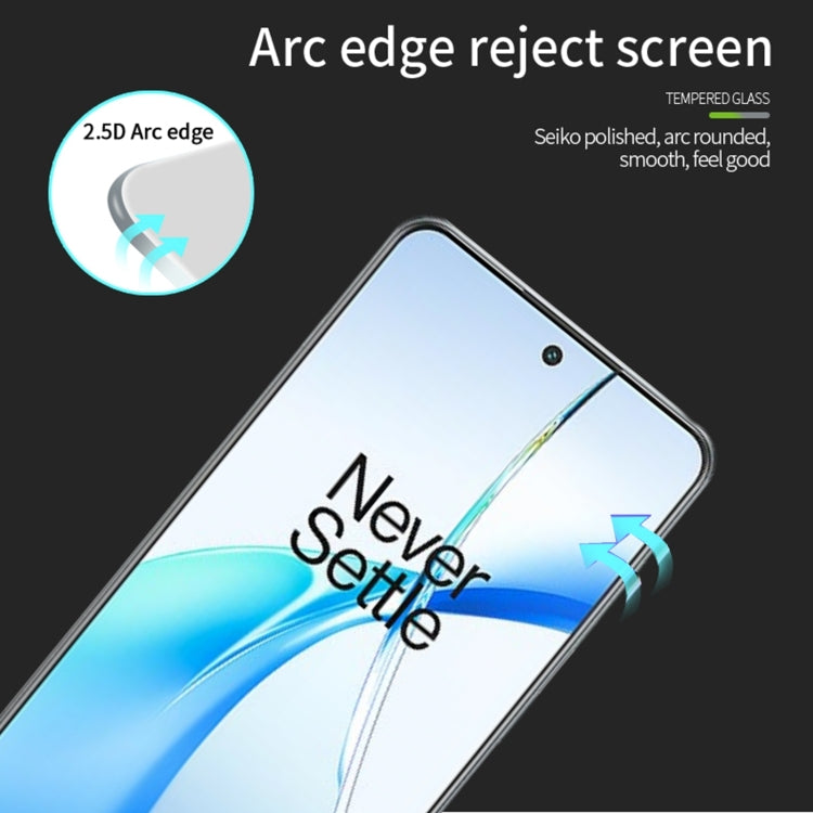 For OnePlus Nord CE4 PINWUYO 9H 2.5D Full Screen Tempered Glass Film(Black) - OnePlus Tempered Glass by PINWUYO | Online Shopping UK | buy2fix