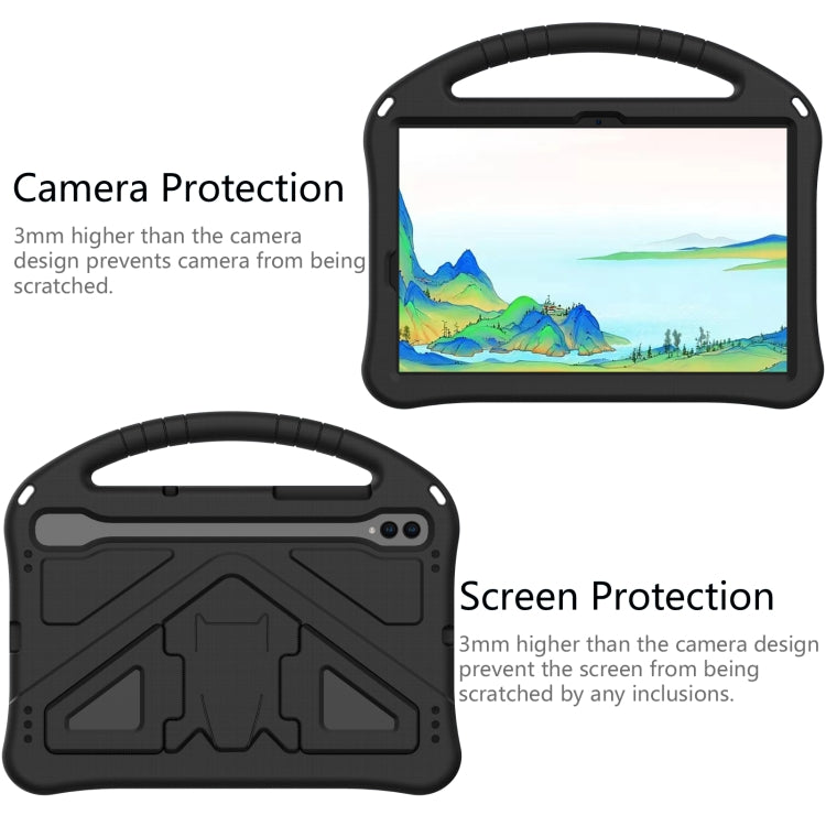 For Samsung Galaxy Tab S10 EVA Shockproof Tablet Case with Holder(Black) - Tab S10 Cases by buy2fix | Online Shopping UK | buy2fix