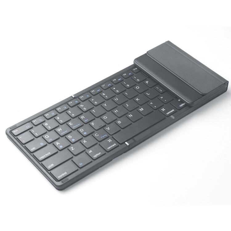 B099 Tablets Laptops 3-Mode Wireless Bluetooth Keyboard Rechargeable Folding Silent Keyboard - Wireless Keyboard by buy2fix | Online Shopping UK | buy2fix