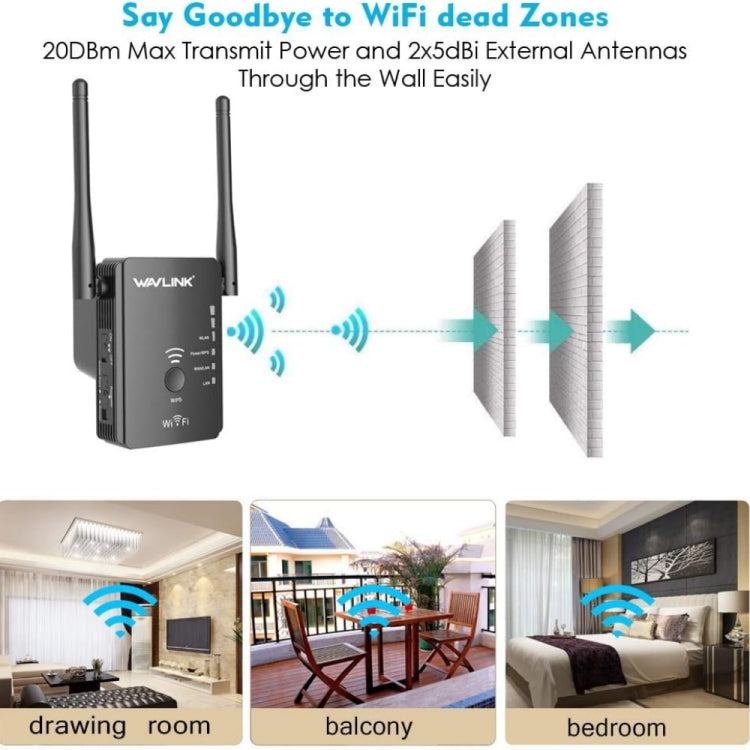 Wavlink WN578R2 With 2 External Antennas N300 Wireless AP/Range Extender/Router, Plug:US Plug - Wireless Routers by WAVLINK | Online Shopping UK | buy2fix
