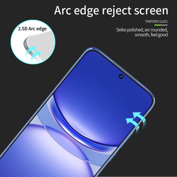 For Huawei nova 12S MOFI 9H 2.5D Full Screen Tempered Glass Film(Black) - Huawei Tempered Glass by MOFI | Online Shopping UK | buy2fix