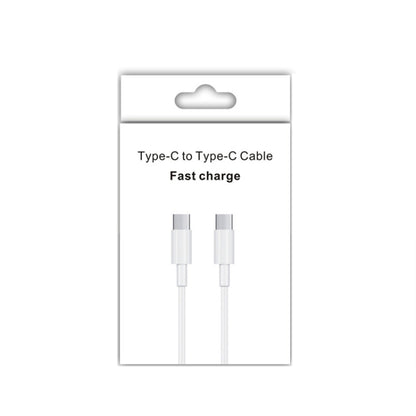 XJ-97 60W 3A USB-C / Type-C to Type-C Fast Charging Data Cable, Cable Length:0.5m - USB-C & Type-C Cable by buy2fix | Online Shopping UK | buy2fix