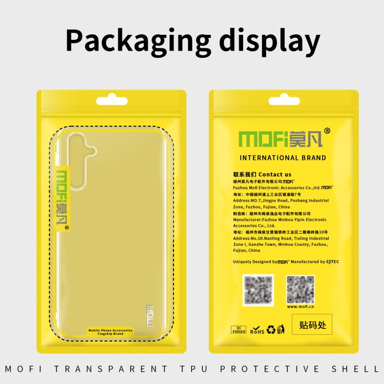 For Samsung Galaxy S24 Ultra 5G MOFI Ming Series Ultra-thin TPU Phone Case(Transparent) - Galaxy S24 Ultra 5G Cases by MOFI | Online Shopping UK | buy2fix