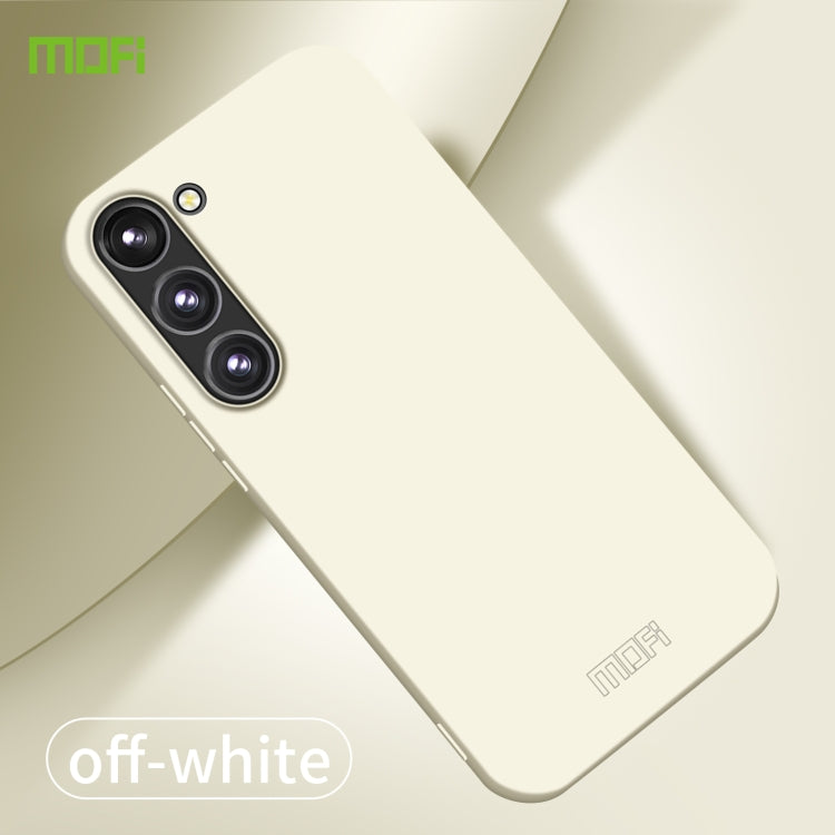 For Samsung Galaxy A34 5G MOFI Qin Series Skin Feel All-inclusive PC Phone Case(Beige) - Galaxy Phone Cases by MOFI | Online Shopping UK | buy2fix