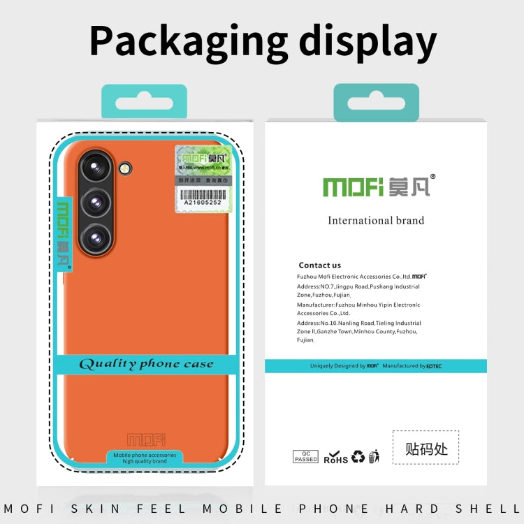 For Samsung Galaxy S24 Ultra 5G MOFI Qin Series Skin Feel All-inclusive PC Phone Case(Gray) - Galaxy S24 Ultra 5G Cases by MOFI | Online Shopping UK | buy2fix