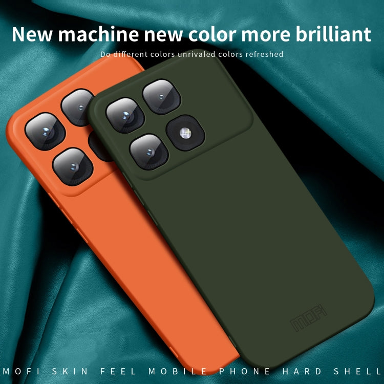 For Xiaomi Redmi K70 Ultra MOFI Qin Series Skin Feel All-inclusive PC Phone Case(Orange) - Xiaomi Cases by MOFI | Online Shopping UK | buy2fix