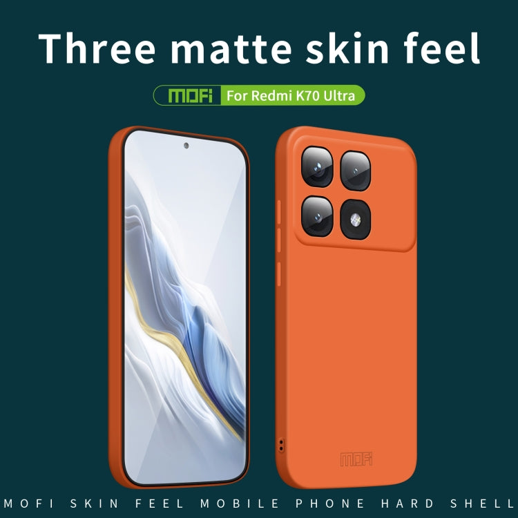 For Xiaomi Redmi K70 Ultra MOFI Qin Series Skin Feel All-inclusive PC Phone Case(Beige) - Xiaomi Cases by MOFI | Online Shopping UK | buy2fix