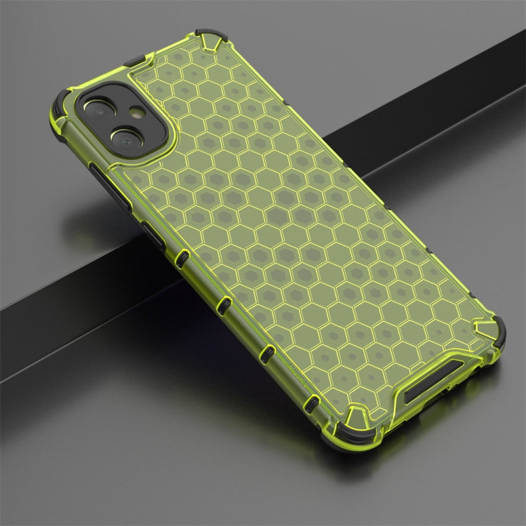 For Samsung Galaxy A05 Shockproof Honeycomb Phone Case(Green) - Galaxy Phone Cases by buy2fix | Online Shopping UK | buy2fix