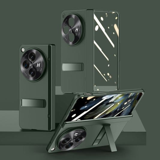 For OPPO Find N3 Skin-sensitive Case-film Integral Hinge Shockproof Phone Case(Green) - Find N3 Cases by buy2fix | Online Shopping UK | buy2fix