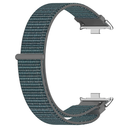 For Redmi Watch 4 Nylon Loop Metal Connector Watch Band(Gray) - Watch Bands by buy2fix | Online Shopping UK | buy2fix