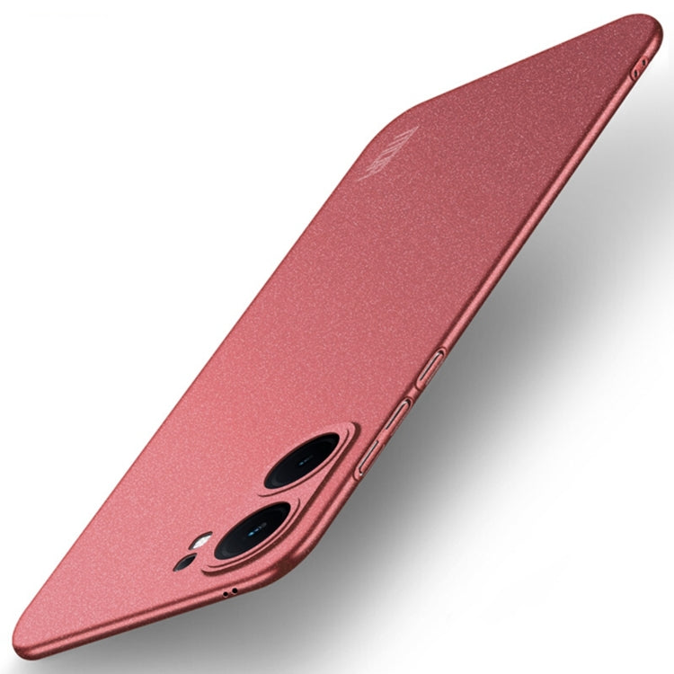 For vivo iQOO Neo9 /Neo9 Pro MOFI Fandun Series Frosted PC Ultra-thin All-inclusive Phone Case(Red) - vivo Cases by MOFI | Online Shopping UK | buy2fix