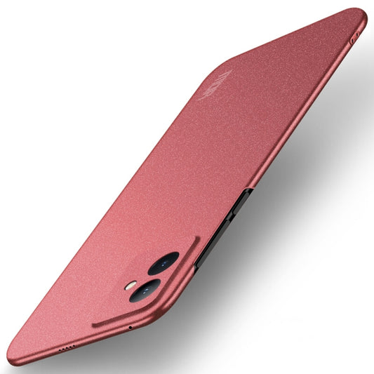 For Honor 100 MOFI Fandun Series Frosted PC Ultra-thin All-inclusive Phone Case(Red) - Honor Cases by MOFI | Online Shopping UK | buy2fix