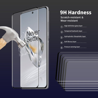 For OnePlus 12 2pcs ENKAY Hat-Prince 3D Hot Bending Side Glue Tempered Glass Full Film - OnePlus Tempered Glass by ENKAY | Online Shopping UK | buy2fix