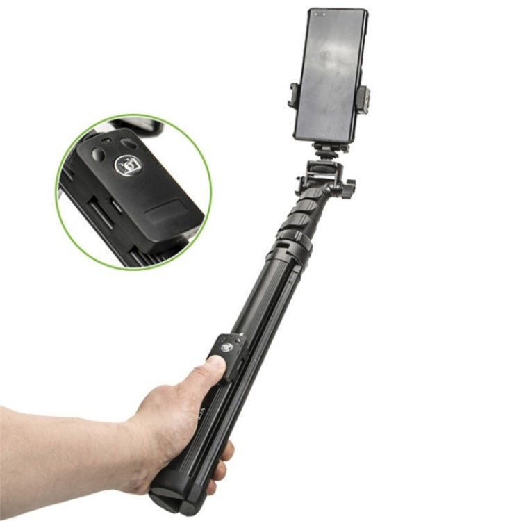 YUNTENG VCT-91666 Bluetooth Selfie Stick Camera Phone Holder Extendable Tripod Stand - Tripods by YUNTENG | Online Shopping UK | buy2fix