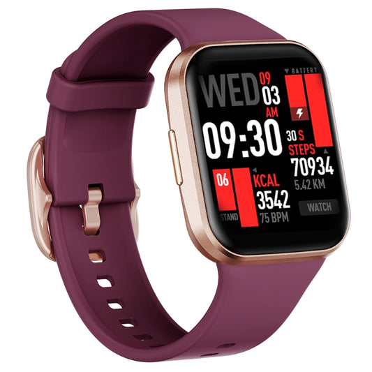 Q23 IP67 Waterproof Smart Bracelet Sport Fitness Tracker(Wine Red) - Smart Watches by buy2fix | Online Shopping UK | buy2fix