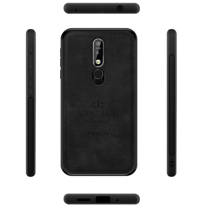 PINWUYO Shockproof Waterproof Full Coverage PC + TPU + Skin Protective Case for Nokia 7.1 (2018)(Gray) - Nokia Cases by buy2fix | Online Shopping UK | buy2fix