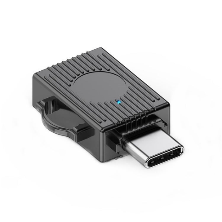 JS-103 USB to Type-C 3.0 Converter High Speed U Disk OTG Adapter(Black) -  by buy2fix | Online Shopping UK | buy2fix