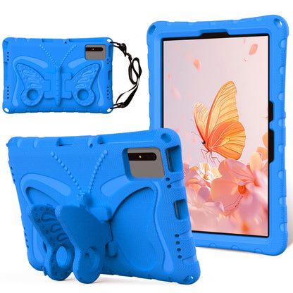 For Samsung Galaxy Tab S9 11 X710 Butterfly Bracket EVA Shockproof Tablet Case(Blue) - Other Galaxy Tab PC by buy2fix | Online Shopping UK | buy2fix