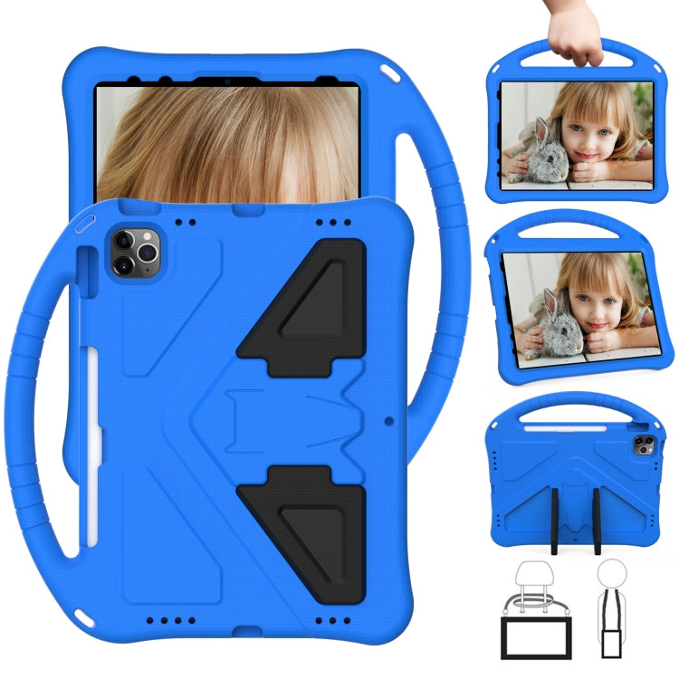 For iPad Air 11 2024 EVA Shockproof Tablet Case with Holder(Blue) - iPad Air 11 2024 Cases by buy2fix | Online Shopping UK | buy2fix