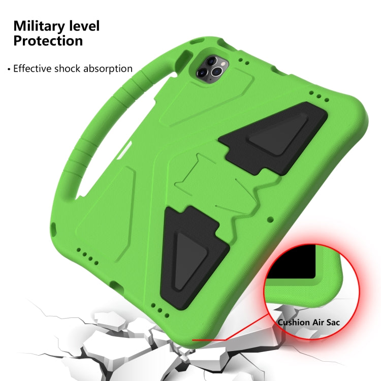 For iPad Air 11 2024 EVA Shockproof Tablet Case with Holder(Green) - iPad Air 11 2024 Cases by buy2fix | Online Shopping UK | buy2fix