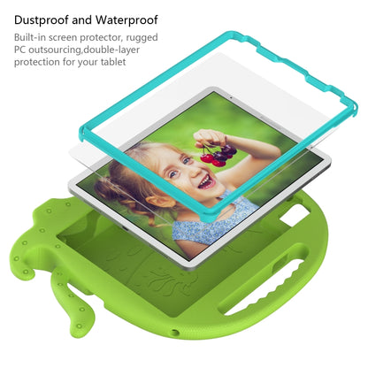 For iPad Pro 11 2024 Octopus Style EVA Hybrid PC Shockproof Tablet Case with Strap(Grass Green) - iPad Pro 11 2024 Cases by buy2fix | Online Shopping UK | buy2fix