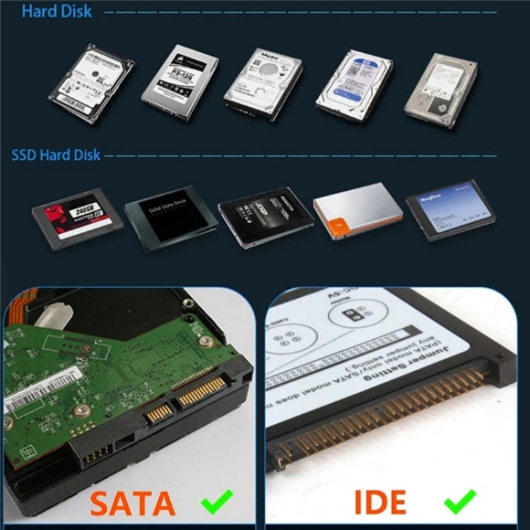 575D USB Hard Disk Holder Laptop Mobile Hard Disk Box 2.5 / 3.5inch SATA IDE HDD Base, Plug:UK Plug - HDD Enclosure by buy2fix | Online Shopping UK | buy2fix