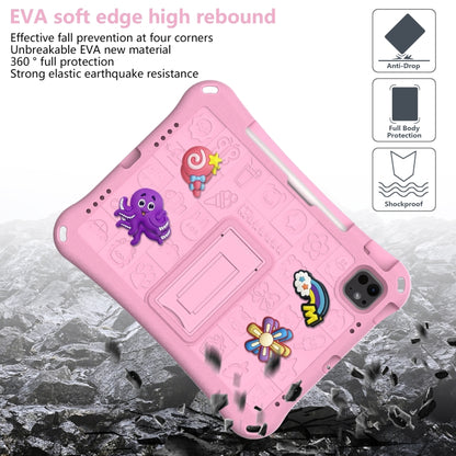 For iPad Air 11 2024 Hi Baby EVA Full Body Tablet Case with Strap(Pink) - iPad Air 11 2024 Cases by buy2fix | Online Shopping UK | buy2fix