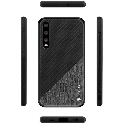 PINWUYO Honors Series Shockproof PC + TPU Protective Case for Huawei P30(Brown) - Huawei Cases by PINWUYO | Online Shopping UK | buy2fix