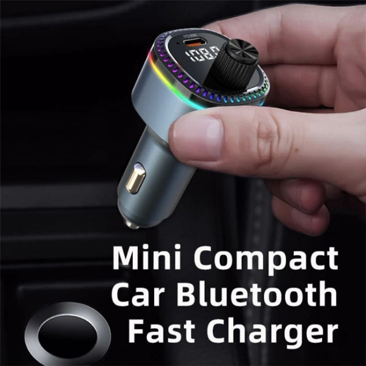 C58 Car MP3 Music Player Type-C + USB Car Charger Bluetooth Adapter FM Transmitter - Car Charger by buy2fix | Online Shopping UK | buy2fix