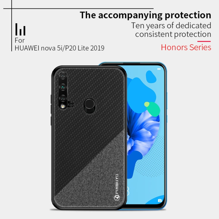 PINWUYO Honors Series Shockproof PC + TPU Protective Case for Huawei Nova 5i / P20 Lite 2019(Black) - More Brand by PINWUYO | Online Shopping UK | buy2fix