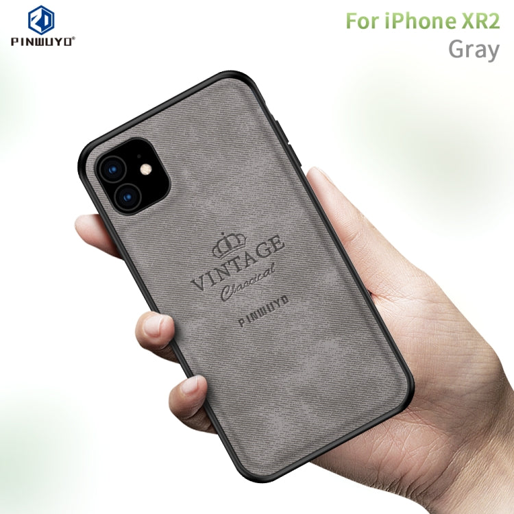 For iPhone 11 PINWUYO Shockproof Waterproof Full Coverage PC + TPU + Skin Protective Case (Gray) - iPhone 11 Cases by PINWUYO | Online Shopping UK | buy2fix