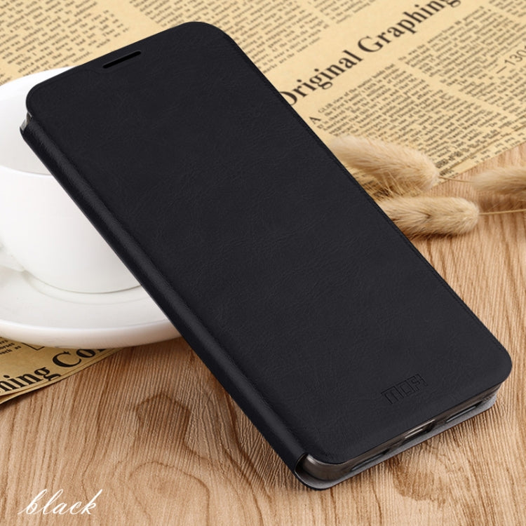 For Xiaomi RedMi Note8 MOFI Rui Series Classical Leather Flip Leather Case With Bracket Embedded Steel Plate All-inclusive(Black) - Xiaomi Cases by MOFI | Online Shopping UK | buy2fix