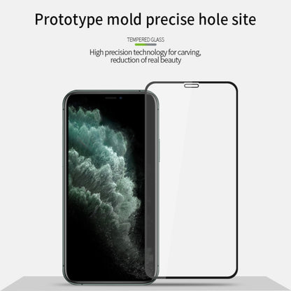 For iPhone 11 Pro Max PINWUYO 9H 2.5D Full Screen Tempered Glass Film(White) - iPhone 11 Pro Max Tempered Glass by PINWUYO | Online Shopping UK | buy2fix