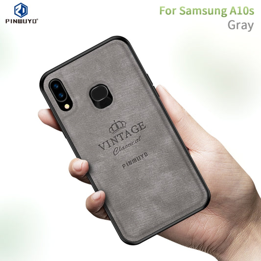 For Galaxy A10S PINWUYO Zun Series PC + TPU + Skin Waterproof And Anti-fall All-inclusive Protective Shell(Gray) - Galaxy Phone Cases by PINWUYO | Online Shopping UK | buy2fix