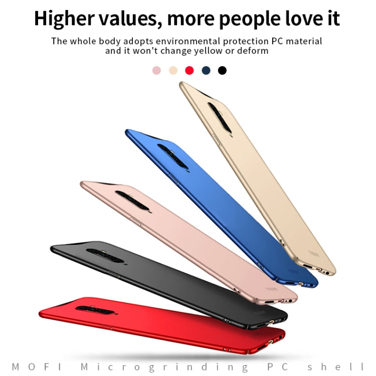 For OPPO Reno2 MOFI Frosted PC Ultra-thin Hard Case(Blue) - OPPO Cases by MOFI | Online Shopping UK | buy2fix