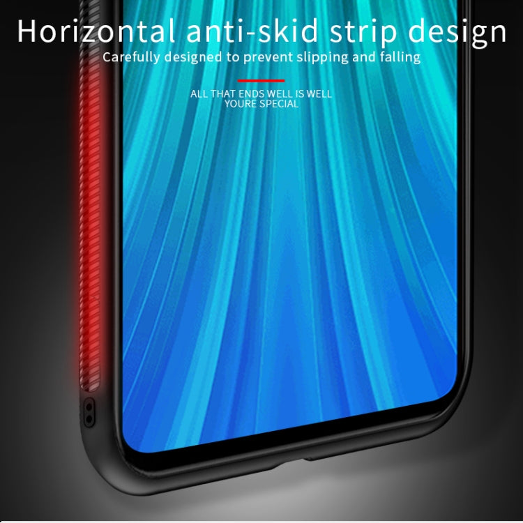For Xiaomi RedMi Note 8 Pro PINWUYO Rong Series  Shockproof PC + TPU+ Chemical Fiber Cloth Protective Cover(Red) - Xiaomi Cases by buy2fix | Online Shopping UK | buy2fix