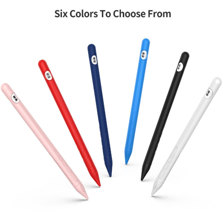 Suitable For Apple Pencil1 Generation StylusTouch Pen Silicone Protective Cover Pen Cap(Black) - Pencil Accessories by buy2fix | Online Shopping UK | buy2fix