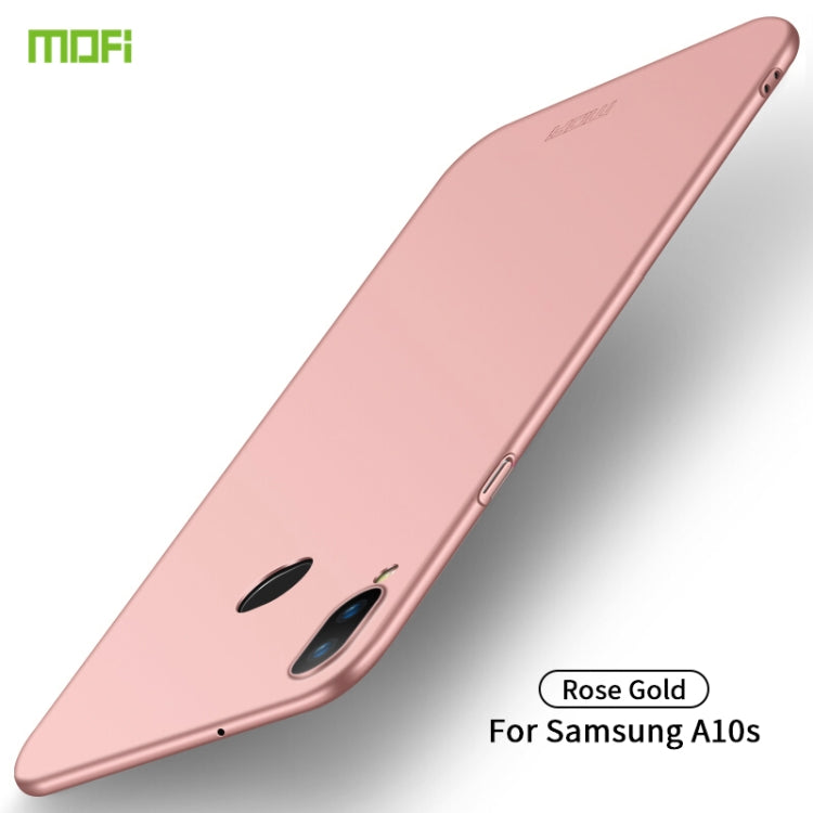 For Galaxy A10S MOFI Frosted PC Ultra-thin Hard Case(Rose gold) - Galaxy Phone Cases by MOFI | Online Shopping UK | buy2fix