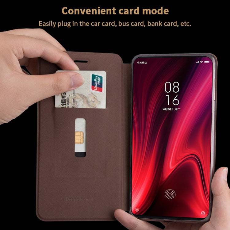 For Xiaomi Mi 9T/9T Pro/Redmi K20 MOFI Crazy Horse Texture Horizontal Flip Protective Leather Case(Red) - Xiaomi Cases by MOFI | Online Shopping UK | buy2fix