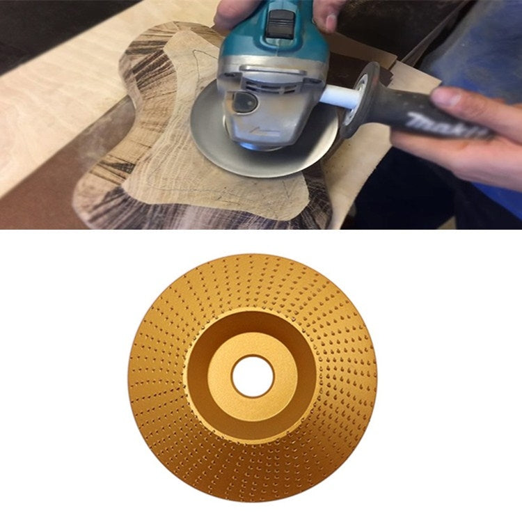 Woodworking Sanding Thorn Disk Angle Grinder Thorn Disk Plastic Grinding Disk Polishing Disk, Style:Bevel(Gold) - Abrasive Tools & Accessories by buy2fix | Online Shopping UK | buy2fix