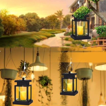 Solar Candle Light Retro Outdoor Waterproof LED Garden Light - Solar Lights by buy2fix | Online Shopping UK | buy2fix