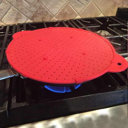 Multifunctional Food Grade Silicone Placemat Creative Kitchenware Heat Insulation Screen Filter(Red) - Filters by buy2fix | Online Shopping UK | buy2fix