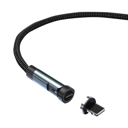 CC57 8Pin Magnetic Interface Rotating Fast Charging Data Cable, Cable Length: 1m(Black) - Charging Cable & Head by buy2fix | Online Shopping UK | buy2fix