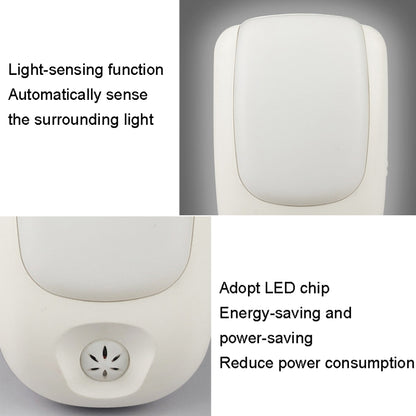A72 Intelligent LED Sensor Night Light, Plug:US Plug(White) - Sensor LED Lights by buy2fix | Online Shopping UK | buy2fix